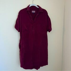 Universal Thread Burgundy Denim Dress